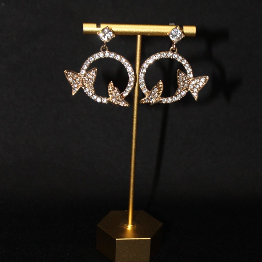 NWT Butterfly Loop Earrings - Picture 1 of 9